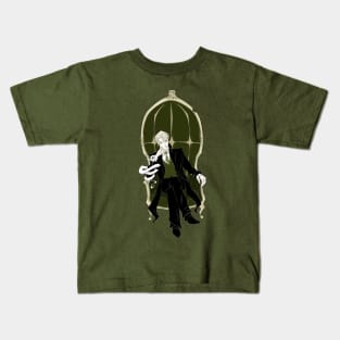 Blond Wizard Throne Kids T-Shirt